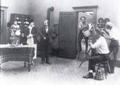 Fatty en un keystone-studio. 1914