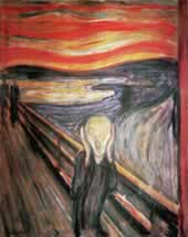 El Grito.  1893. Eduard Munch
