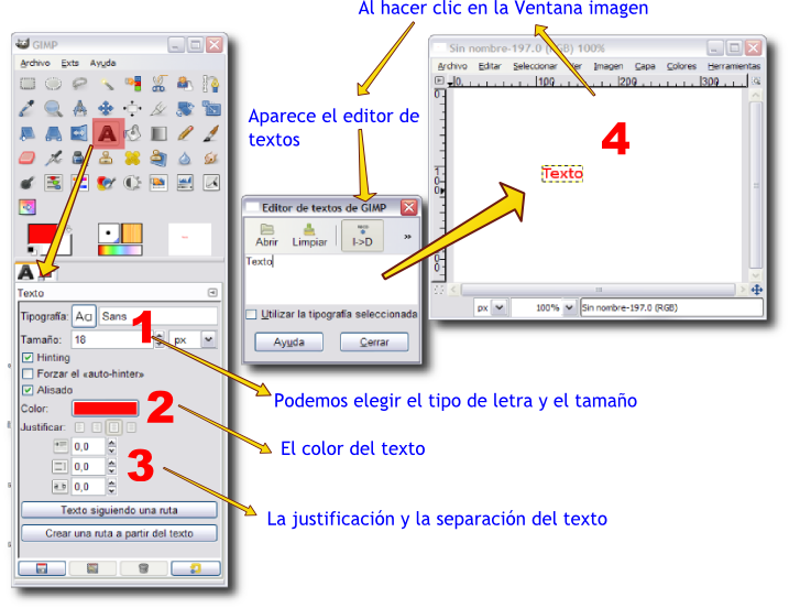 Herramienta texto