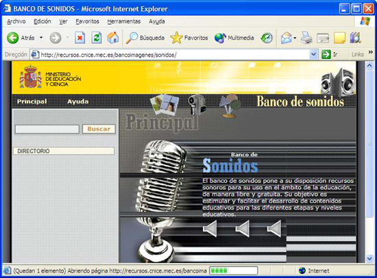 Banco de Sonidos del CNICE