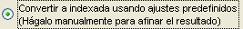 Convertir imagen de color real a indexado