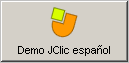 Botón Inicio de la Demo de JClic