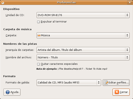 Preferencias