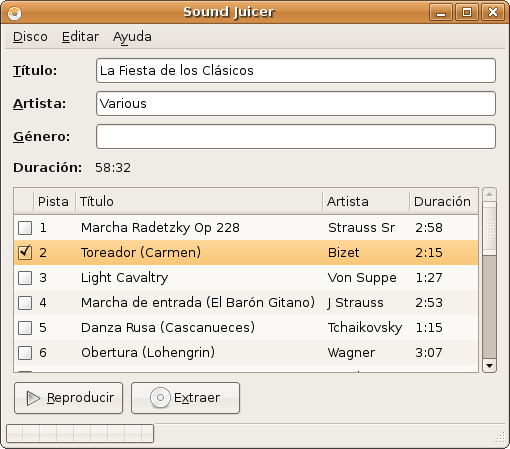 Extraer
