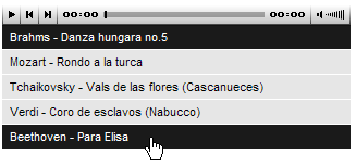 Lista MP3 simple