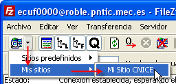 Acceso directo a conexión