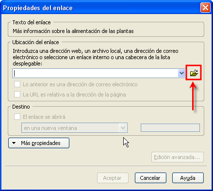 Propiedades del enlace