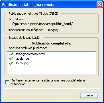Publicando