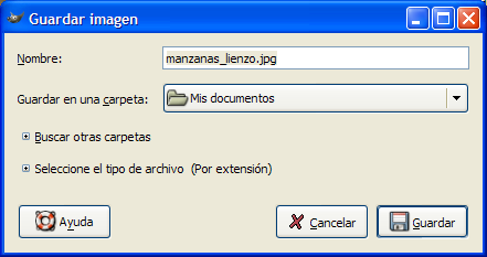 Guardar imagen