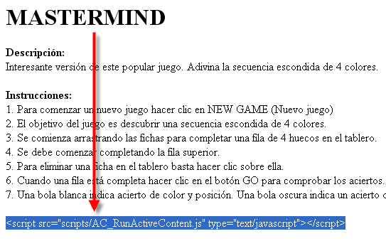 Código