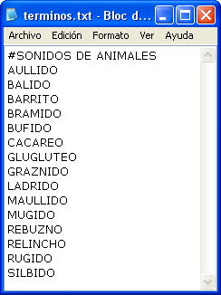 Terminos