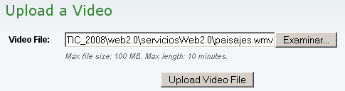 Upload a Video