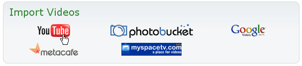 Import videos