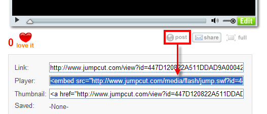 Código Embed